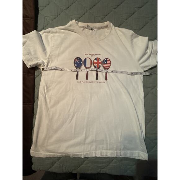 Roland Garros 2010 Les Puke Belles Victoires French Open Women’s Large Tee EUC - Picture 8 of 9